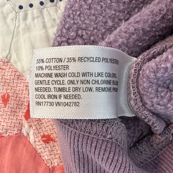 Wild Fable Lavender Cropped Sweatshirt Size XL - Picture 4 of 4